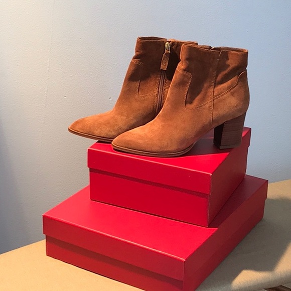 Franco Sarto Shoes - FRANCO SARTO Boots “EUC” Sz. 7M rust to brown